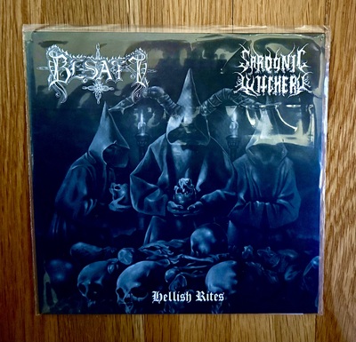 Besatt / Sardonic Witchery 'Hellish Rites' 7"
