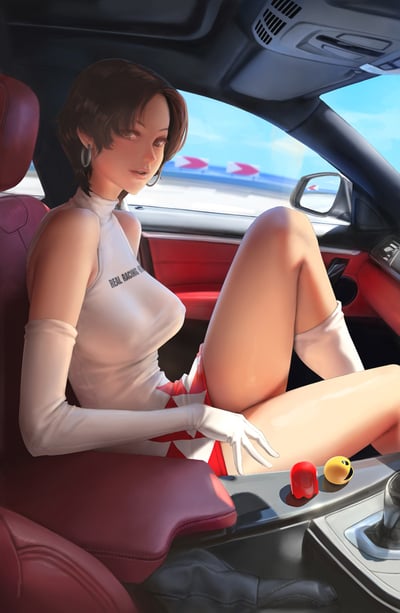 Reiko Nagase (Ridge Racer) Print