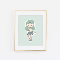 Bitty Cutie Senshi Prints (Choose Your Print) - Thumbnail 6