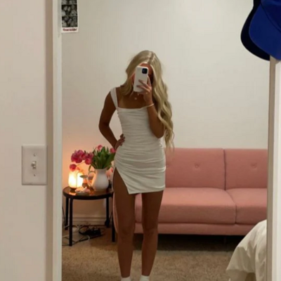 Sexy ivory short homecoming dress cocktail dress