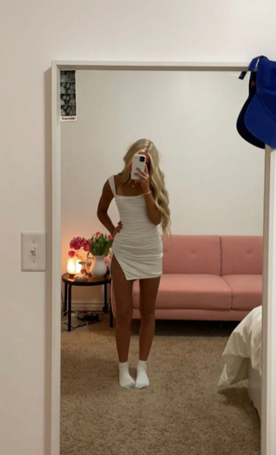 Sexy Ivory Short Homecoming Dress Cocktail Dress