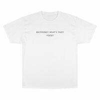 Free Shipping-WHAT'S BOYFRIEND TEE - Thumbnail 2