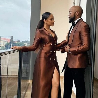 Brown mermaid prom dresses afrcian girls side slit evening gowns formal party gowns