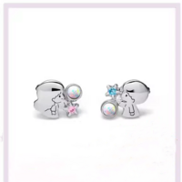 Cartoon shooting star wishing silver-plated bracelet silver jewelry - Thumbnail 1