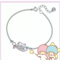 Cartoon shooting star wishing silver-plated bracelet silver jewelry - Thumbnail 2