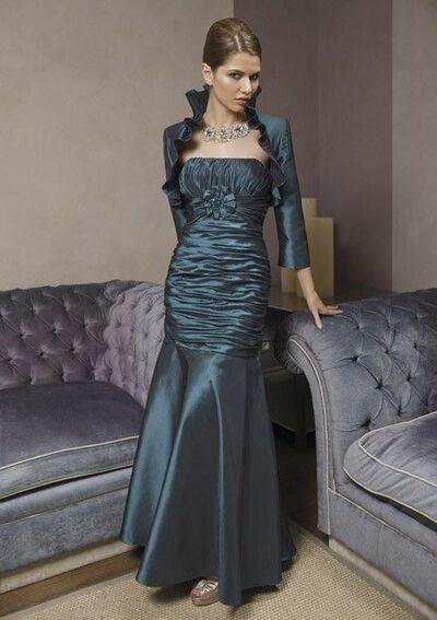 Elegant Mermaid with Jacket Mother Of The Bride/ Groom Dresses Formal Evening Dress