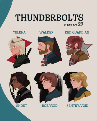 Thunderbolts Charms