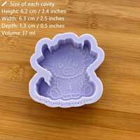 Highland Cow Silicone Mold - Thumbnail 1