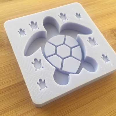 Turtle silicone mold