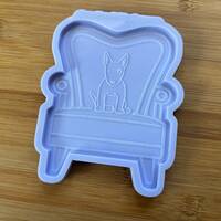 Bull Terrier Armchair Silicone Mold - Thumbnail 2