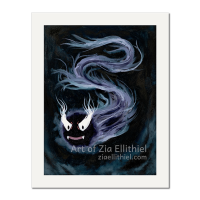 Gastly art print