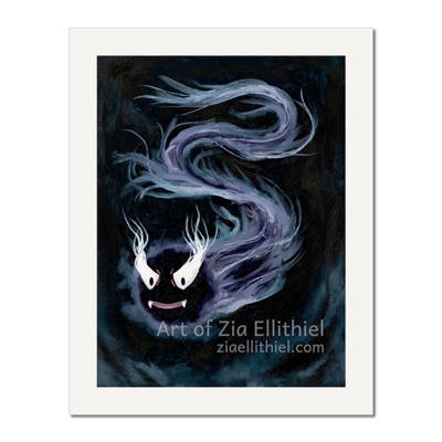 Gastly Art Print