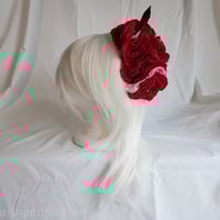 Embroidered Rose Hair Fall - Thumbnail 7