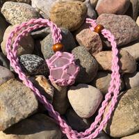 crystal macrame necklaces - Thumbnail 5