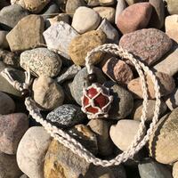 crystal macrame necklaces - Thumbnail 3