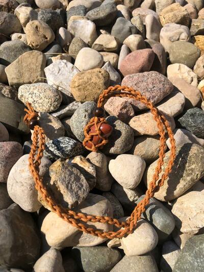 crystal macrame necklaces