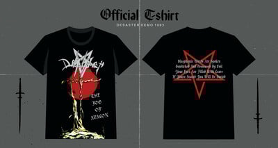 Combo DESASTER " The Fog of Avalon"  Tshirt + Tapes