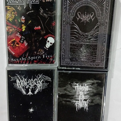 Denim & leather, sunken, moloch, throne of the fallen tapes  - Thumbnail 1