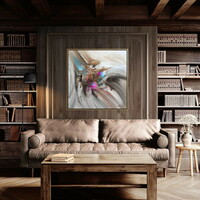 Dreamscape Swirl Abstract Art Print - Thumbnail 3