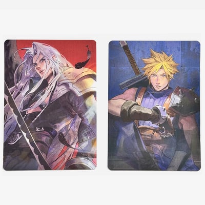 [ff7] lenticular card