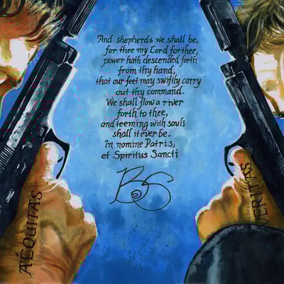 Stitched boondock saints