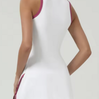 Robe De Golf Et De Tennis À Col Polo Avec Short - Thumbnail 4