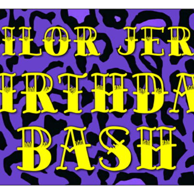 Sailor jerry birthday bash t-shirt // traditional cut (full-color on white, ash grey, or black fabric)