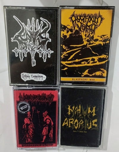 CLAVIS INFERNI, CRUCIFIXION VOMIT, UNBLESSING, NATUM ABORTUS    Tapes 
