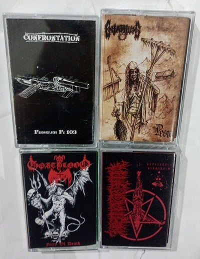 CONFRONTATION, ENTARTUNG, GOATBLOOD, HEMATOMA  Tapes 