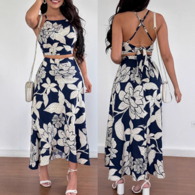 Temperament women design two piece set