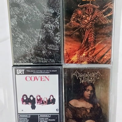 Warslaughter, coven, cemetery lights tapes  - Thumbnail 2