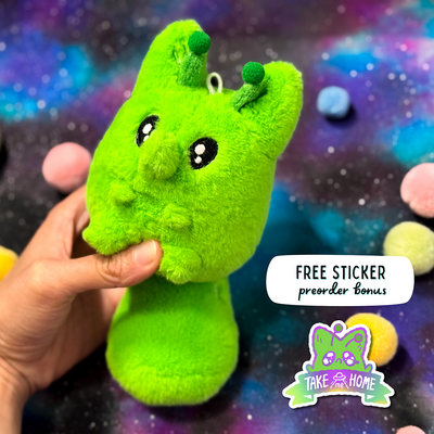 Alien pocket friend plush toy