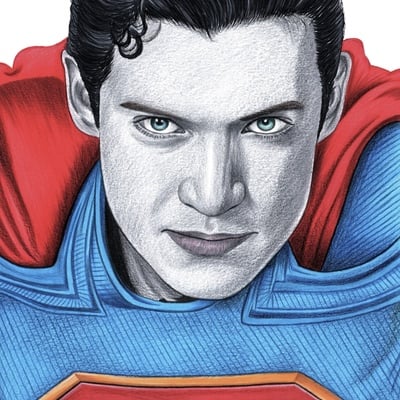 David superman print