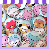 BT21 Sakura pins - Thumbnail 1
