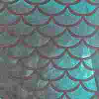 Mermaid Sparkle Scales Green and Black Women's Leggings - Thumbnail 2