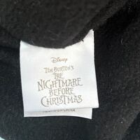 Nightmare Before Christmas Jack Skellington Black and White Beanie with Braids - Thumbnail 3