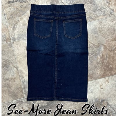 Childrens briar denim skirt