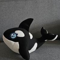 Wiggles the Orca - READY TO SHIP - Thumbnail 3