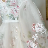 Dreamy Bohemian Lace and Tulle Gown - Thumbnail 1