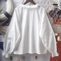 Sweet and cute doll collar blouses - Thumbnail 1