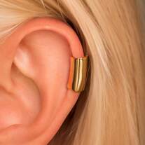 22K Gold Plated Ear Cuff – No Piercing Required | Brass Handmade Jewelry for Women