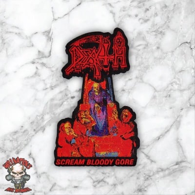 Death3 lasercut woven patches - Thumbnail 3