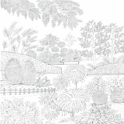 Coloring book - 100 fantasy villages coloring book, enchanted village, magical city, coloring book for adults, teens and kids