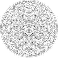 Coloring Book for Adults - 1000 Unique Mandalas for Relaxation and Stress Relief - Adult Coloring Book Spiral Bound, Mandala Coloring - Thumbnail 3