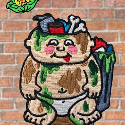 Garbage patch kids junky jeff patch (iron-on)