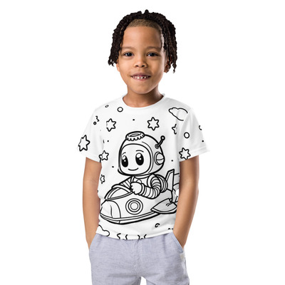 Spaceboy kids crew neck t-shirt