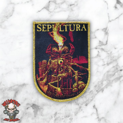 SEPULTURA Shield Woven Patches