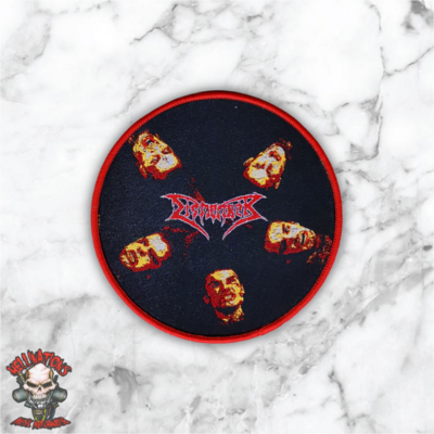 Dismember round woven patches