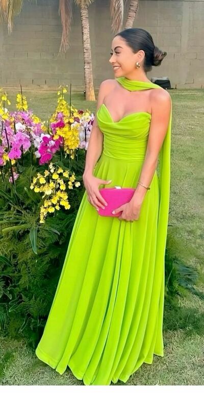 Green A Line Prom Dresses Sweetheart Evening Gowns Formal Party Gowns