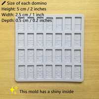 Dominoes Set Silicone Mold - Thumbnail 2